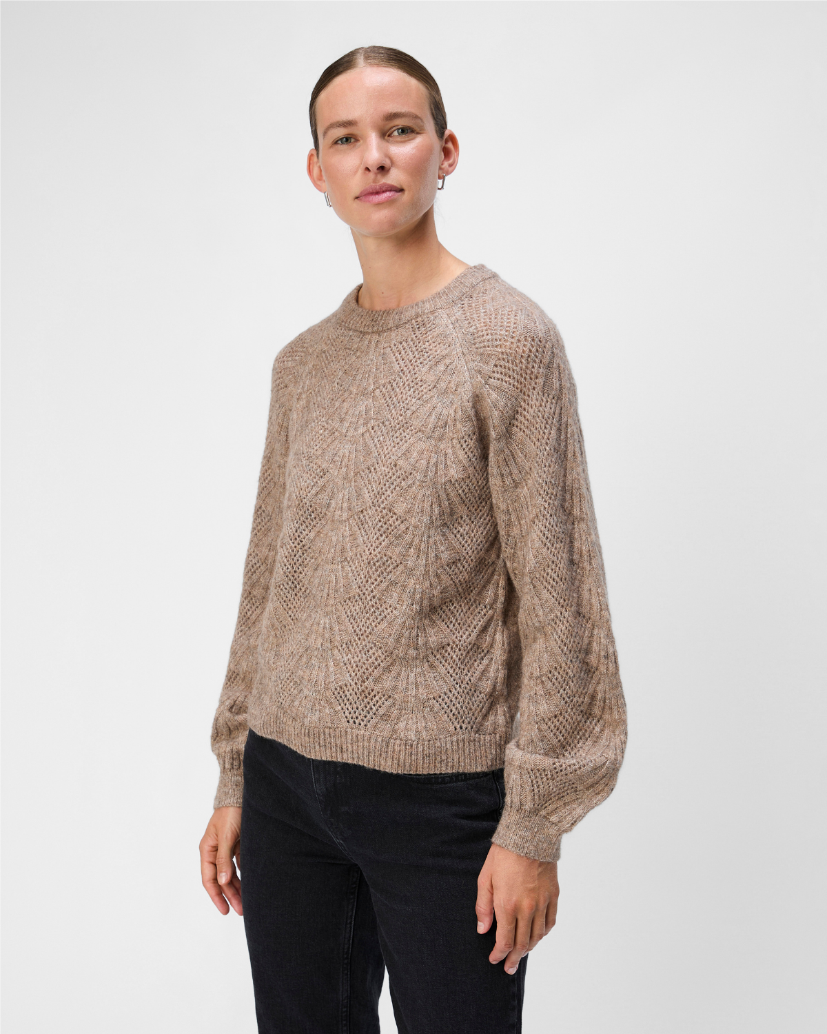OBJFlora Strikket Pullover